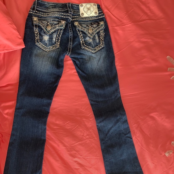 Miss Me Jeans size:24 dark wash embellished - Picture 4 of 6